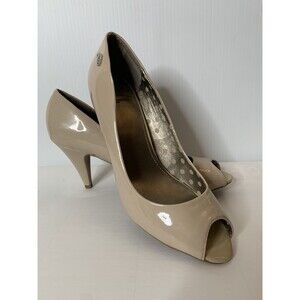 Fergalicious By Fergie Sariah-T High Heel Shoes Nude Size 10